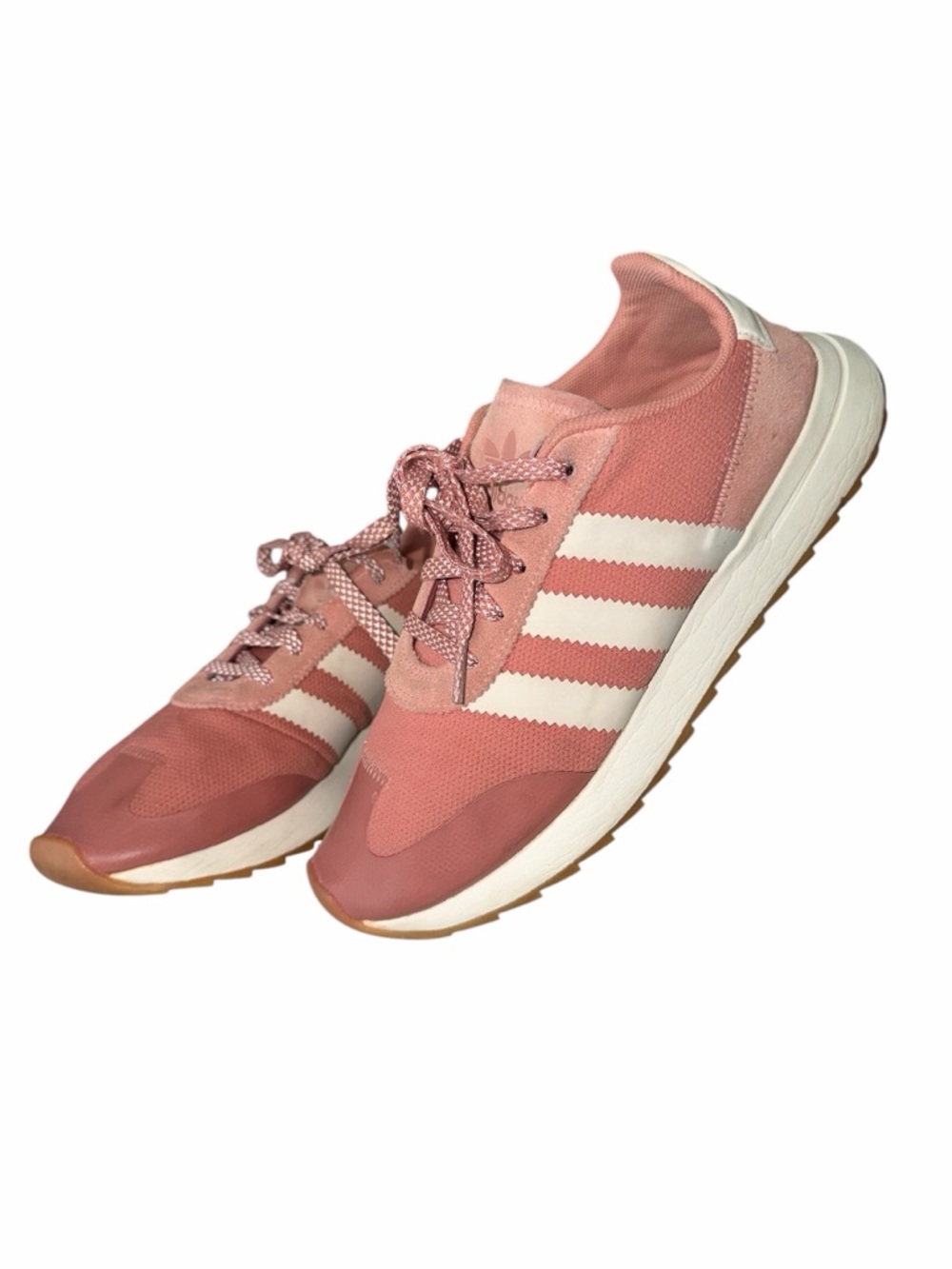 ADIDAS FLASHBACK in RAW PINK & WHITE Running Sneakers
